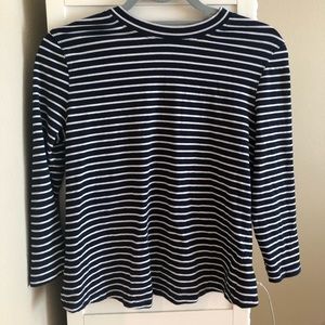 Clad&cloth simple striped button down back shirt